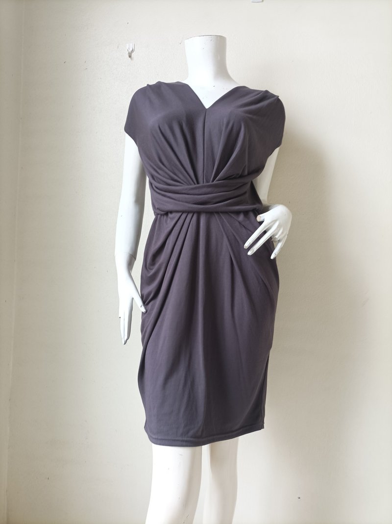 Vintage Mini Dress Atsuro Tayama Dress Size 38 S - 洋装/连衣裙 - 聚酯纤维 