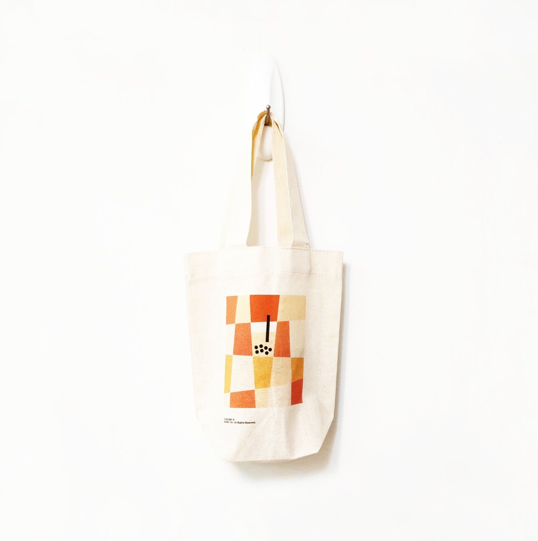 饮料提袋 水壶袋 饮料袋 帆布袋  A3 tote bag 环保袋 手提袋 - 侧背包/斜挎包 - 其他材质 白色