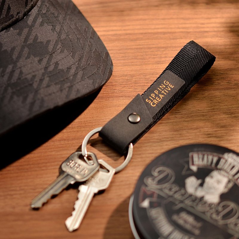 钥匙圈_极简黑| 圣诞礼物 - 钥匙链/钥匙包 - 其他材质 黑色