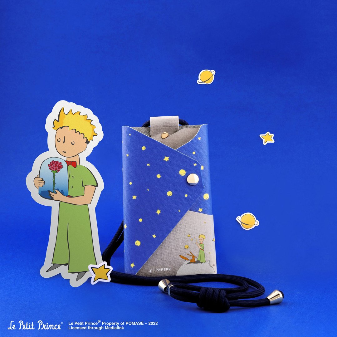 ionSleeve银离子抗菌收纳夹 小王子-经典插画 纯素皮革 情人节 - 侧背包/斜挎包 - 其他材质 