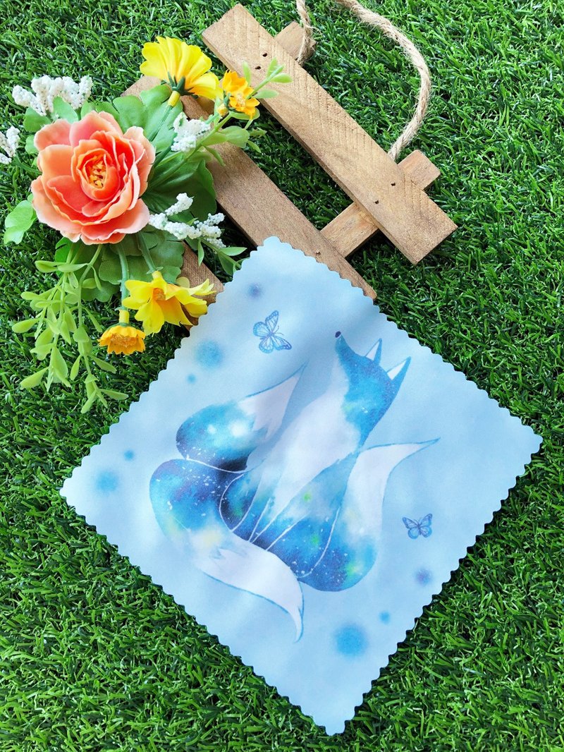 蓝森-手机擦拭布-眼镜布 - 眼镜盒/眼镜布 - 其他人造纤维 蓝色