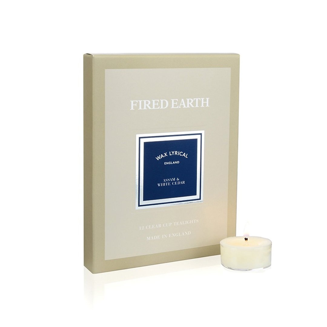 英伦蜡烛FIRED EARTH系列 阿萨姆与雪松 12入小蜡烛 - 蜡烛/烛台 - 压克力 