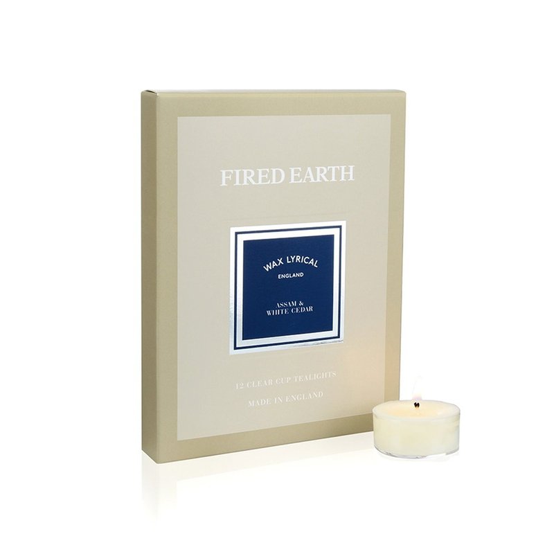 英伦蜡烛FIRED EARTH系列 阿萨姆与雪松 12入小蜡烛 - 蜡烛/烛台 - 压克力 