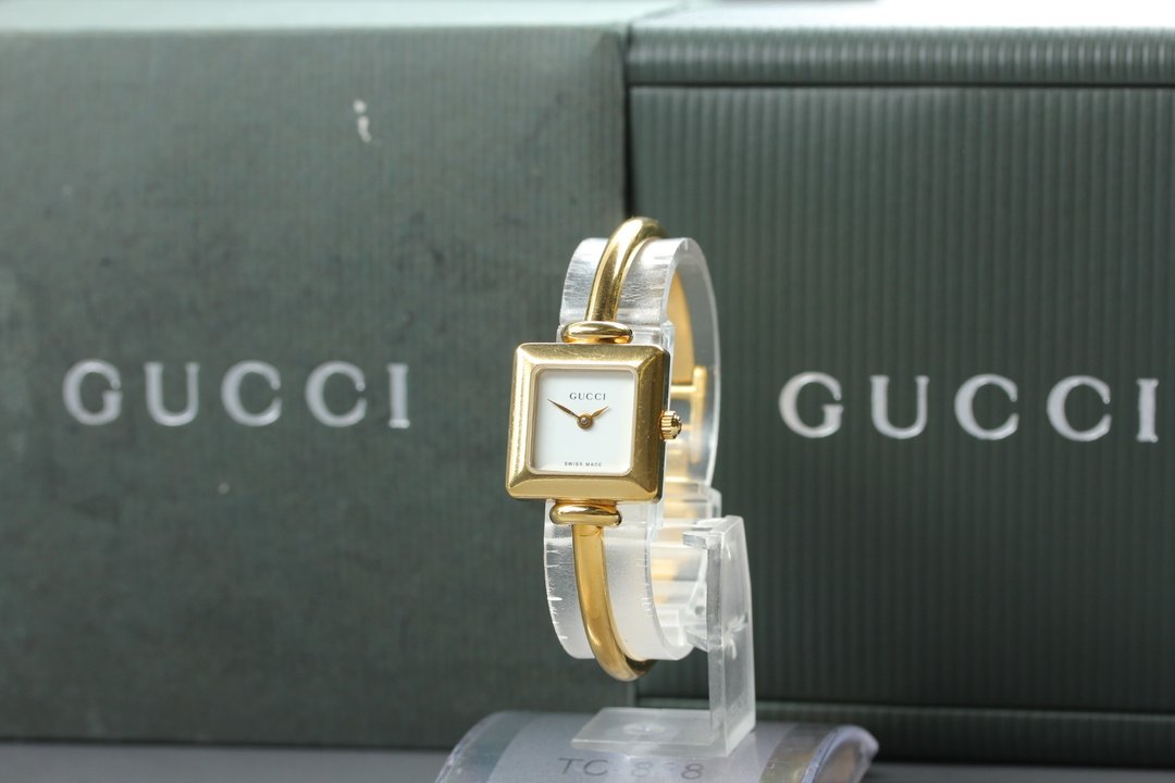 古董 GUCCI 女仕石英腕表 GUCCI 1900L - 女表 - 不锈钢 金色