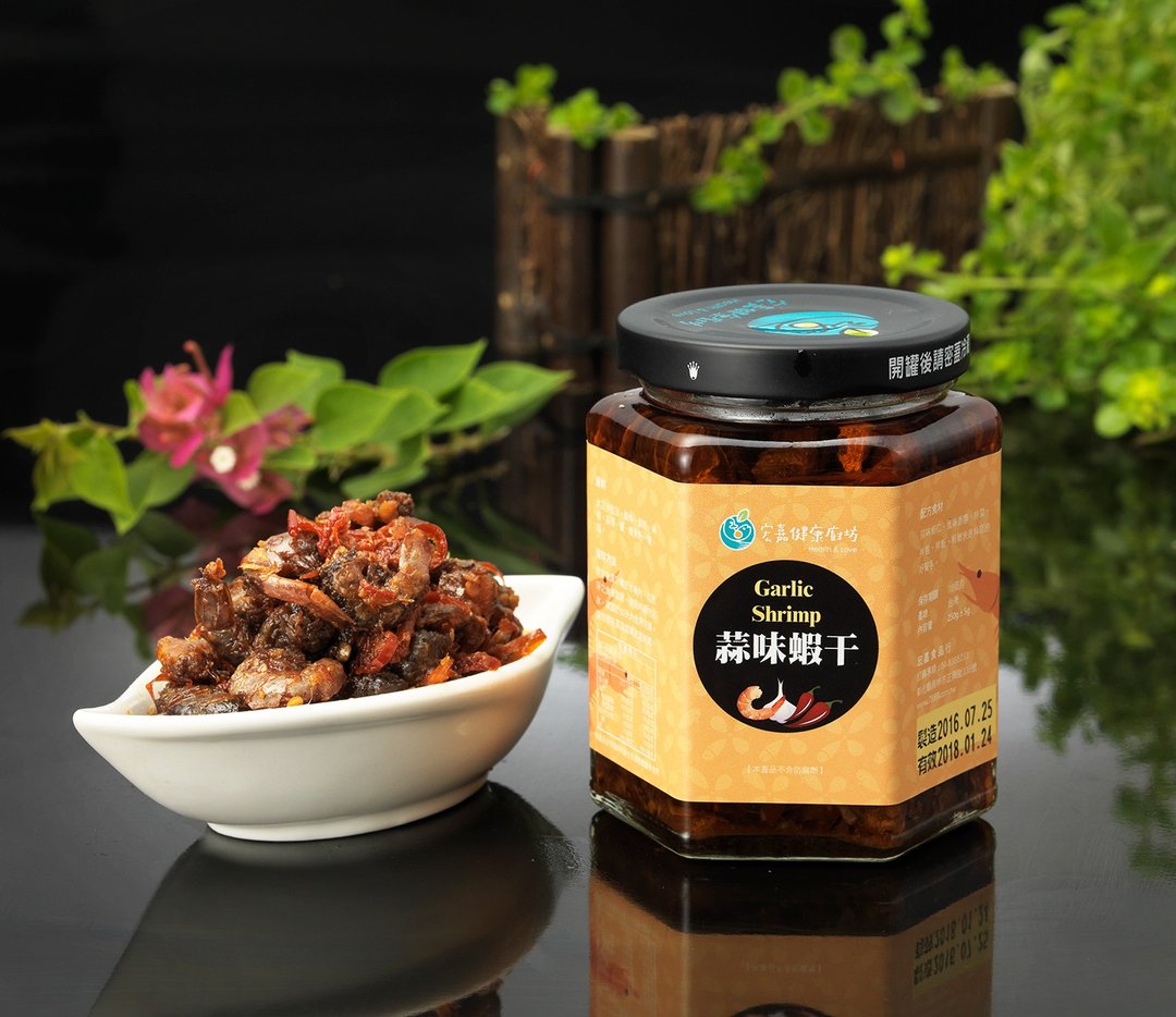 【宏嘉】蒜味虾干 - 酱料/调味料 - 新鲜食材 橘色
