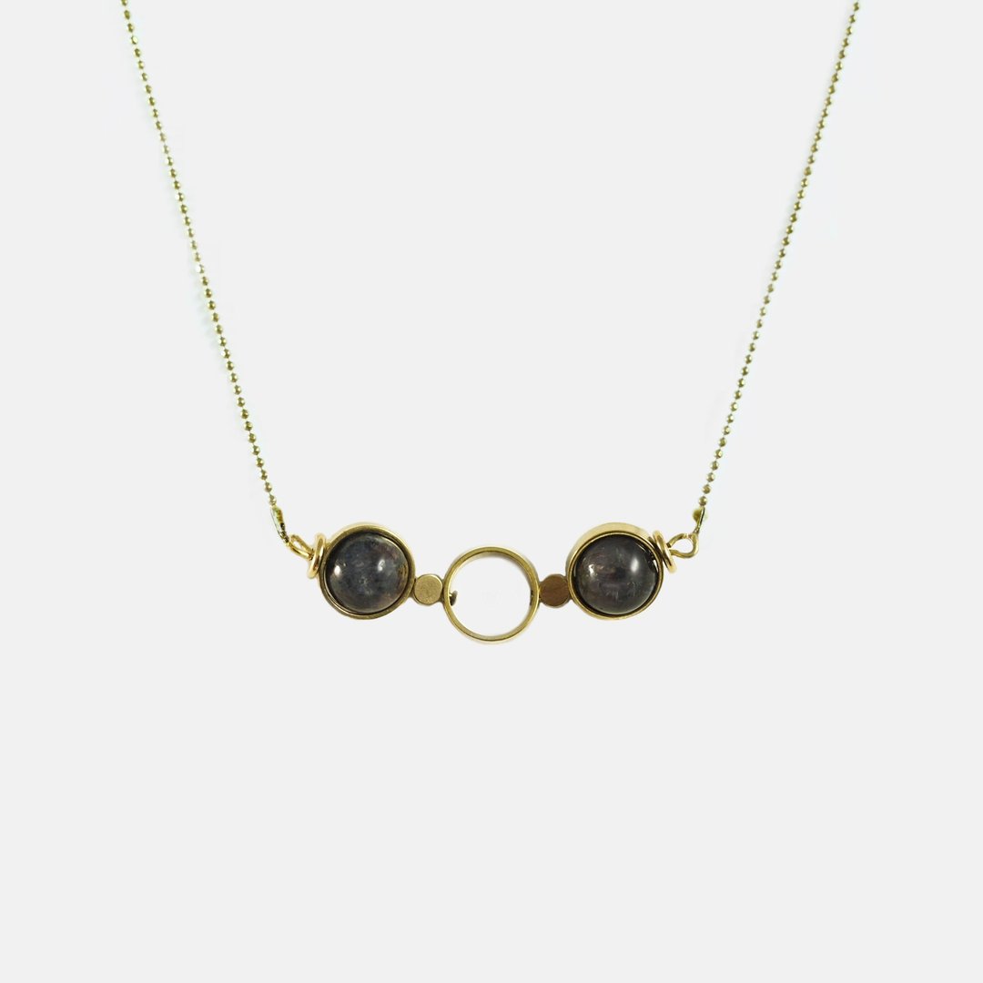 阵雨项链 - The Shower Necklace - 项链 - 宝石 金色