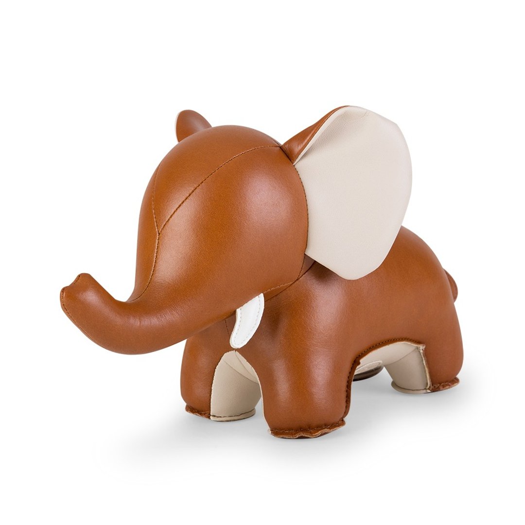 【入厝礼物 生日礼首选 书挡】大象 Elephant Abby II 设计摆饰| - 摆饰 - 人造皮革 多色