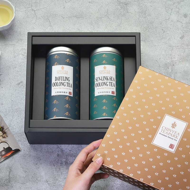 【独家礼盒】臻藏-台湾经典原味礼盒(五款组合) - 茶 - 纸 金色