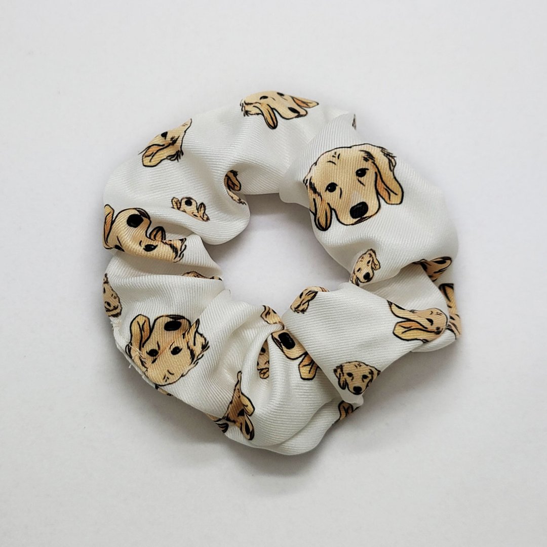 黄金猎犬 宠物图样发圈 多宠物图样 大肠圈 发饰 发束 - 外出包 - 聚酯纤维 多色
