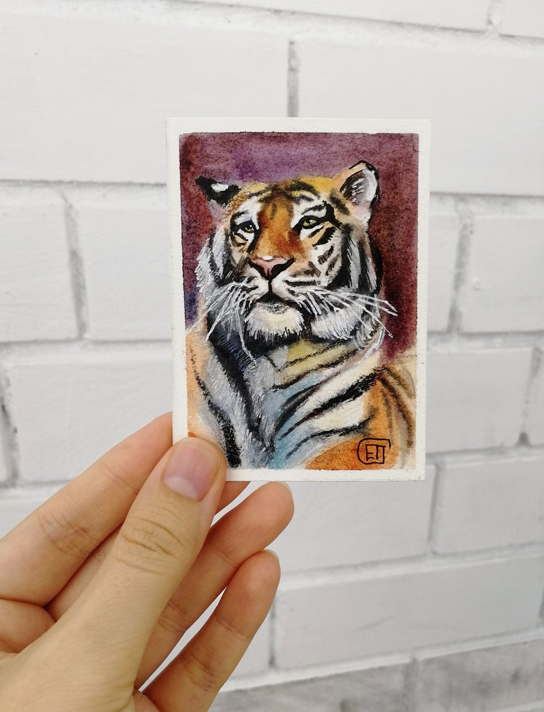 海报 原创绘画 水彩 - 海报/装饰画/版画 - 纸 橘色