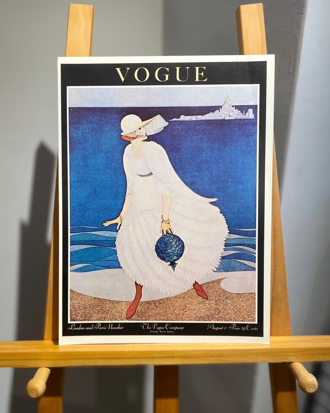 1916年VOGUE时尚杂志封面-1900-1970复刻海报精选图集(1978出版) - 海报/装饰画/版画 - 纸 蓝色