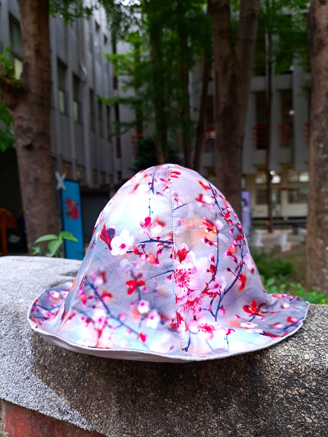 梅香如故花瓣双面帽 - 帽子 - 棉．麻 
