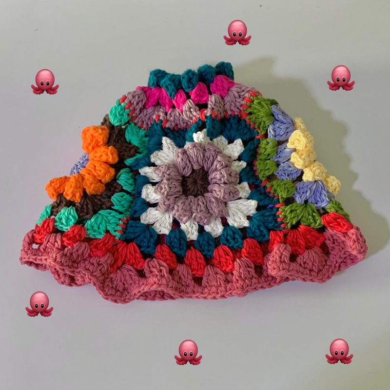 Sunflower Bucket (Pink) - 帽子 - 其他材质 紫色