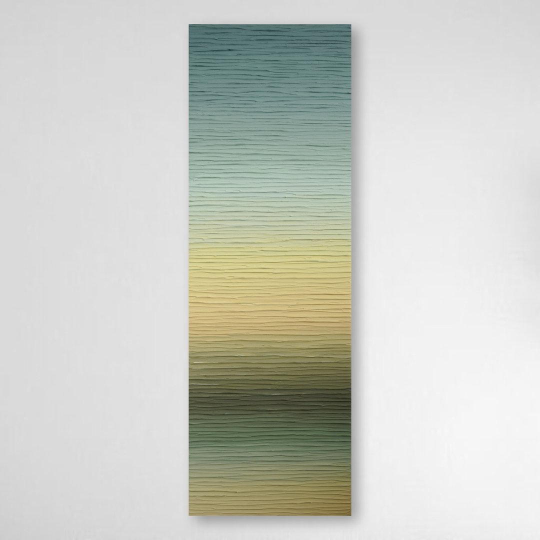 艺术 质感 天空 景观 现代 简单 抽象 绘画 原作 - 海报/装饰画/版画 - 压克力 蓝色