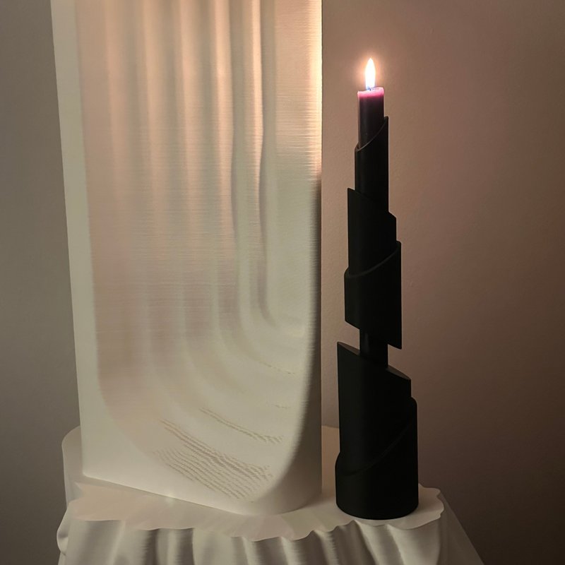 Kōrō 3D 打印烛台 - 蜡烛/烛台 - 环保材料 