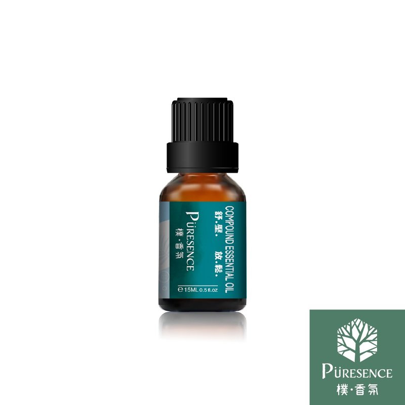 舒压放松复方精油15ml - 香薰/精油/线香 - 精油 绿色
