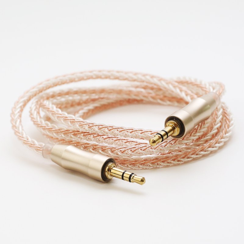 发烧3.5mm公对公镀纯银aux对录线【川木】全新现货【W251】 - 数码小物 - 其他材质 