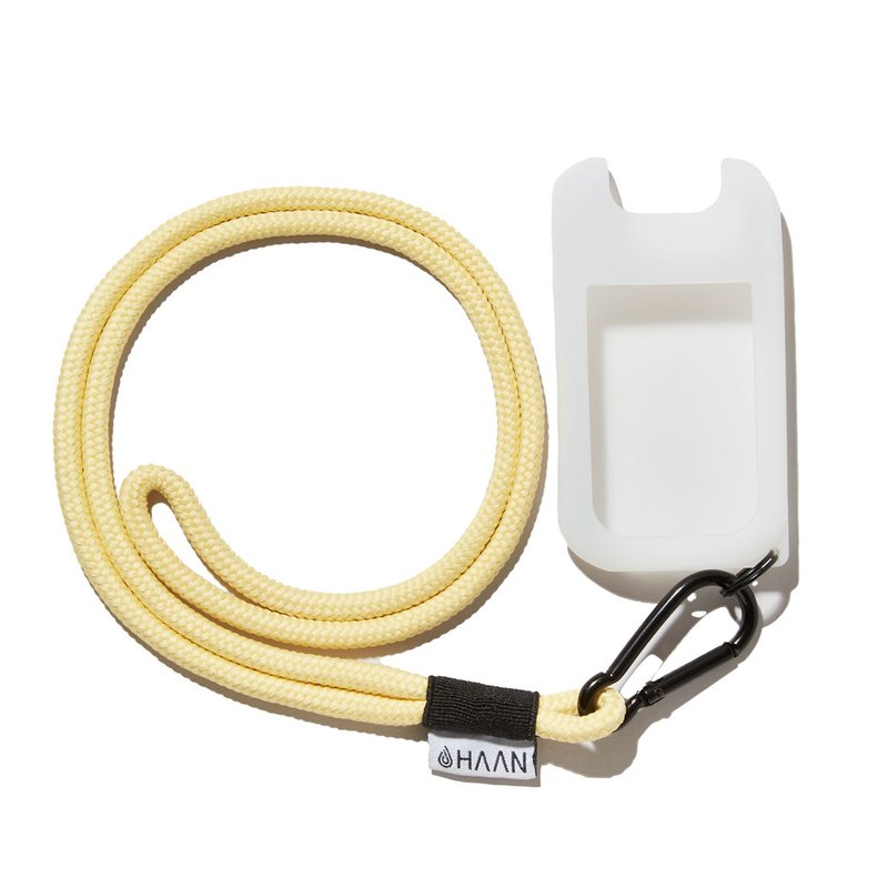 HAAN LANYARD 随身挂绳组合-鹅黄 (HNL-BR01) - 证件套/卡套 - 环保材料 黄色