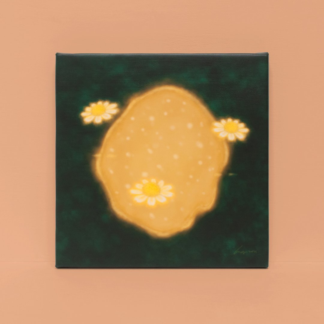 梦里花园的入口-挂画/画/装饰画/画作/花/梦境/奇幻/疗愈/植物 - 海报/装饰画/版画 - 棉 绿色