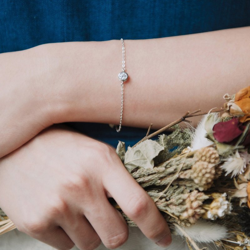 此时-纯银手链 - 手链/手环 - 其他金属 银色