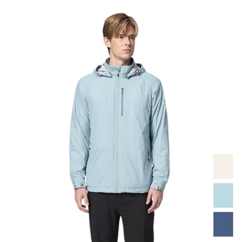 【Wildland 荒野】轻量天鹅绒防风防泼保暖外套 男 0B32908 - 男装外套 - 聚酯纤维 绿色