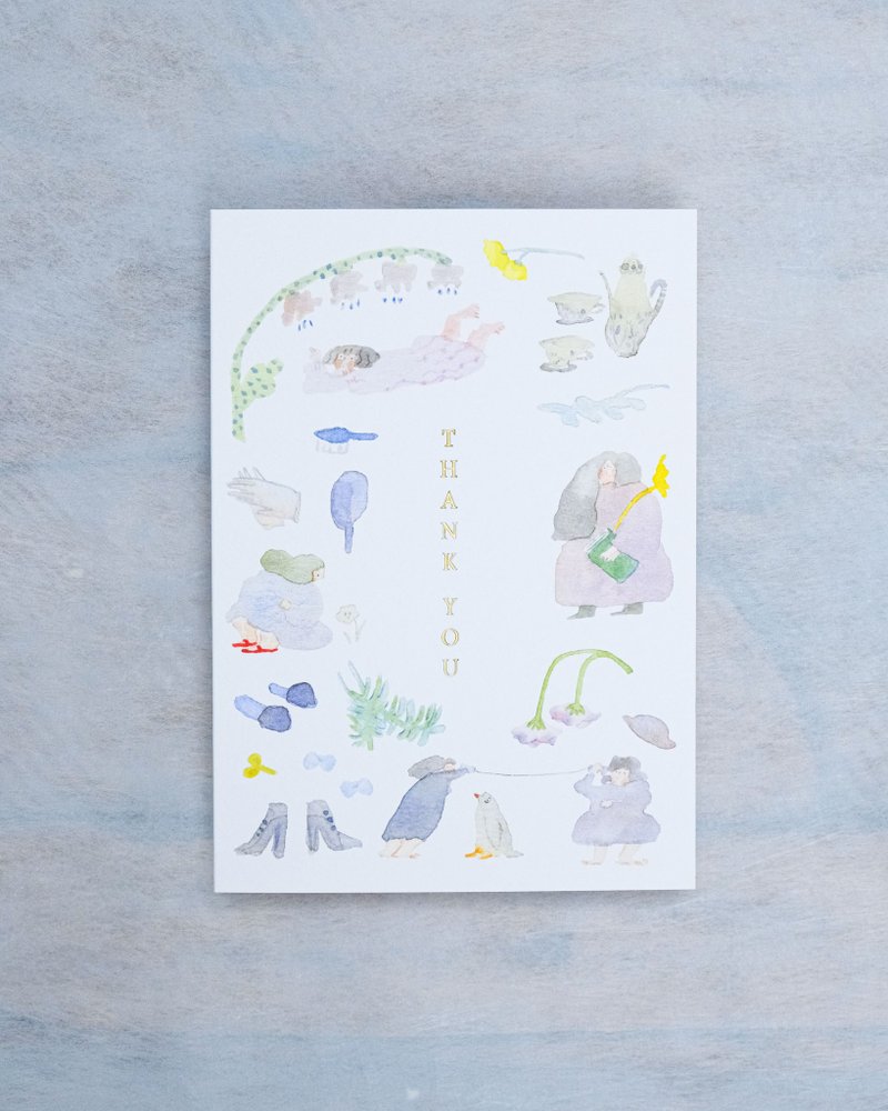 游戏人间 感谢卡 - 卡片/明信片 - 纸 