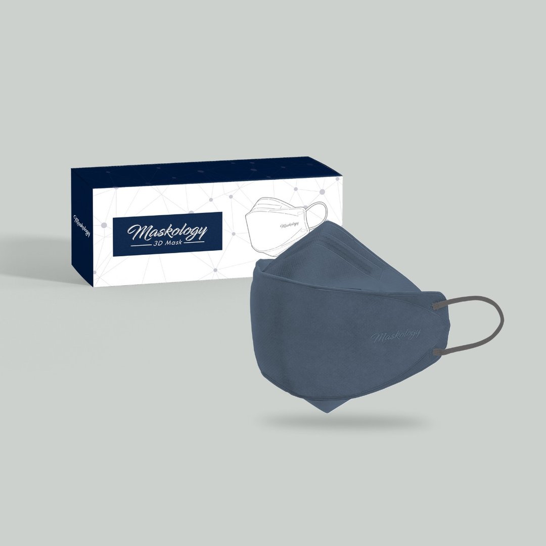 Maskology 3D mask 3D立体口罩 - Army Blue 军蓝 香港制造 - 口罩 - 其他材质 蓝色