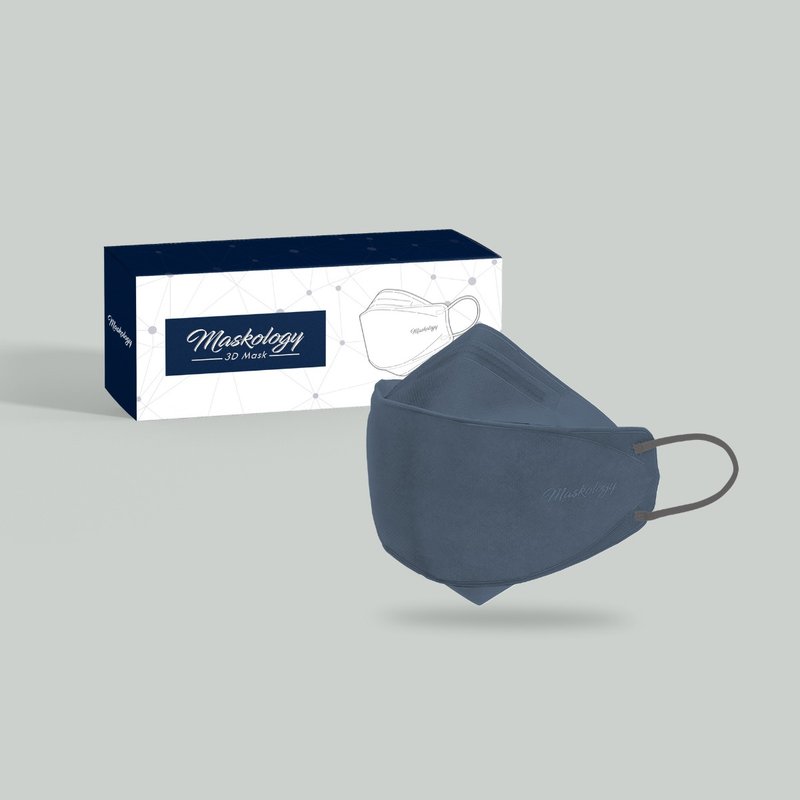 Maskology 3D mask 3D立体口罩 - Army Blue 军蓝 香港制造 - 口罩 - 其他材质 蓝色