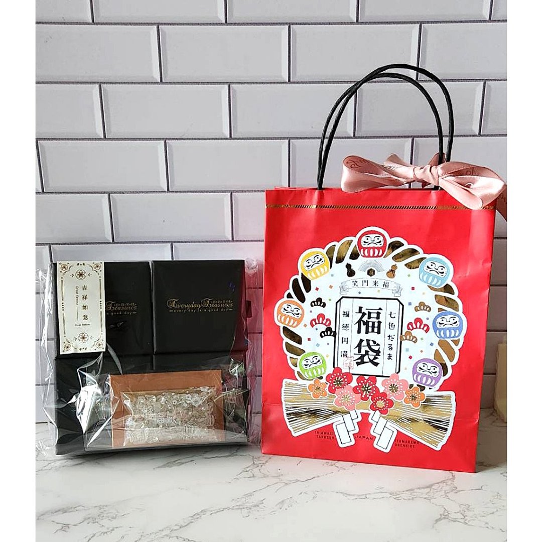 【福袋】日日天晴2025年限量新年福袋 Lucky Bug天然水晶手链四条 - 手链/手环 - 水晶 多色