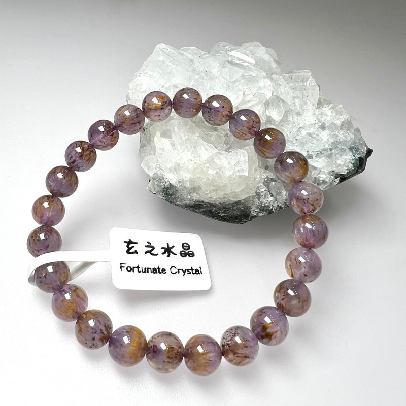 紫钛晶手串 | 水晶 | 水晶手串 | 水晶手链 | 水晶手链 - 手链/手环 - 水晶 紫色