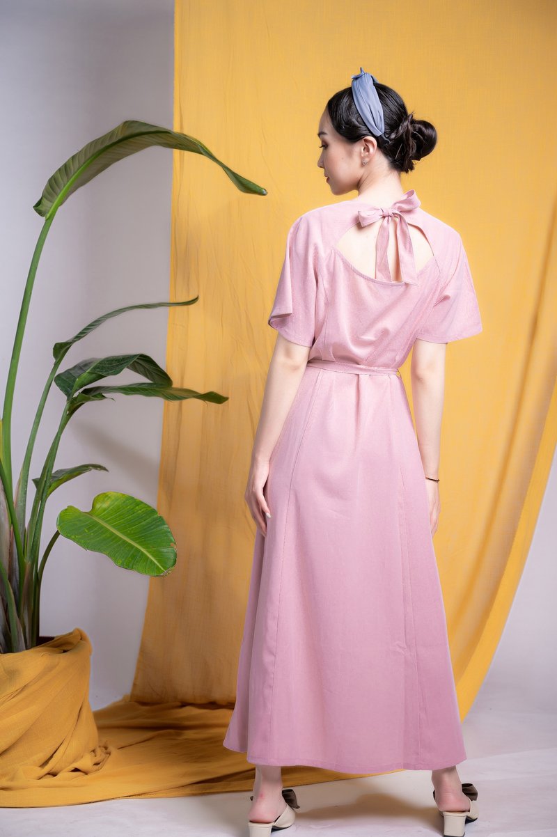 藏心秘密 洋装 - 洋装/连衣裙 - 聚酯纤维 粉红色