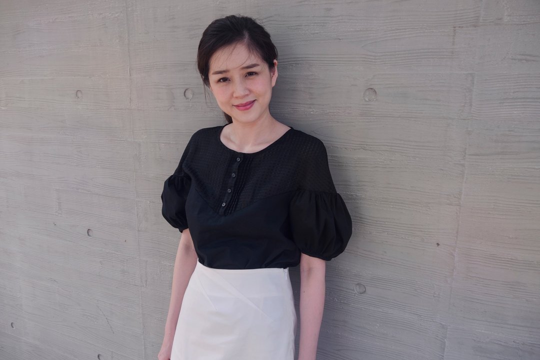 Jess蓬蓬袖垂肩衬衫式上衣 - 女装上衣 - 棉 黑色
