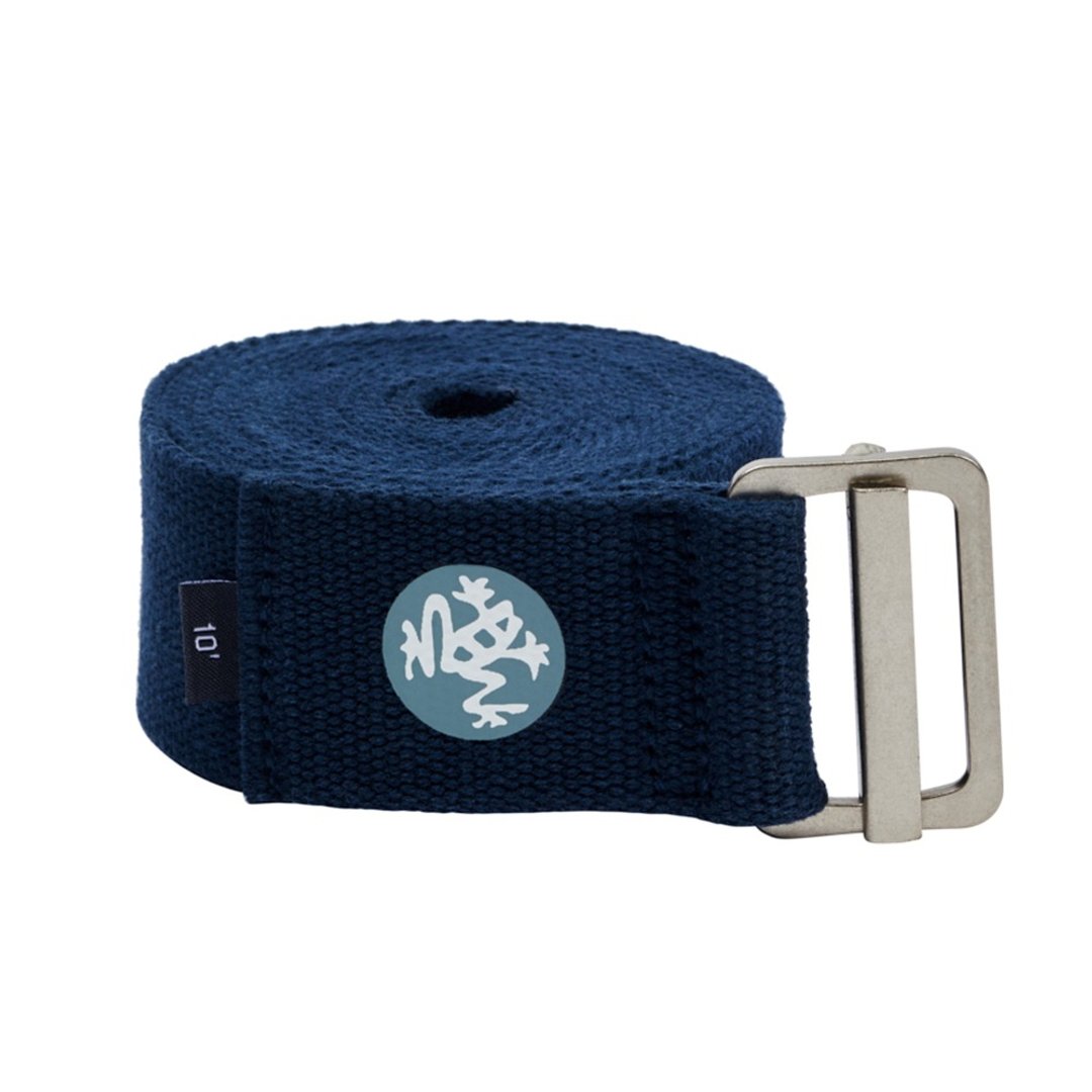 【Manduka】Yoga Straps Align 10 foot 瑜珈绳 - Midnight - 运动配件 - 棉 蓝色