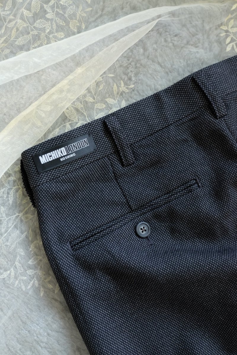 Vintage Michiko London Long Sleeve Pant (waist 31) - 男士长裤 - 棉．麻 
