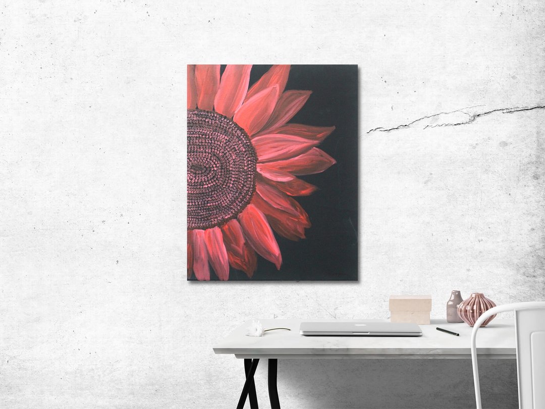 客廳畫 Flowers Painting, Plant Wall Art, Wall Decor, Kitchen Decor - 海报/装饰画/版画 - 压克力 多色