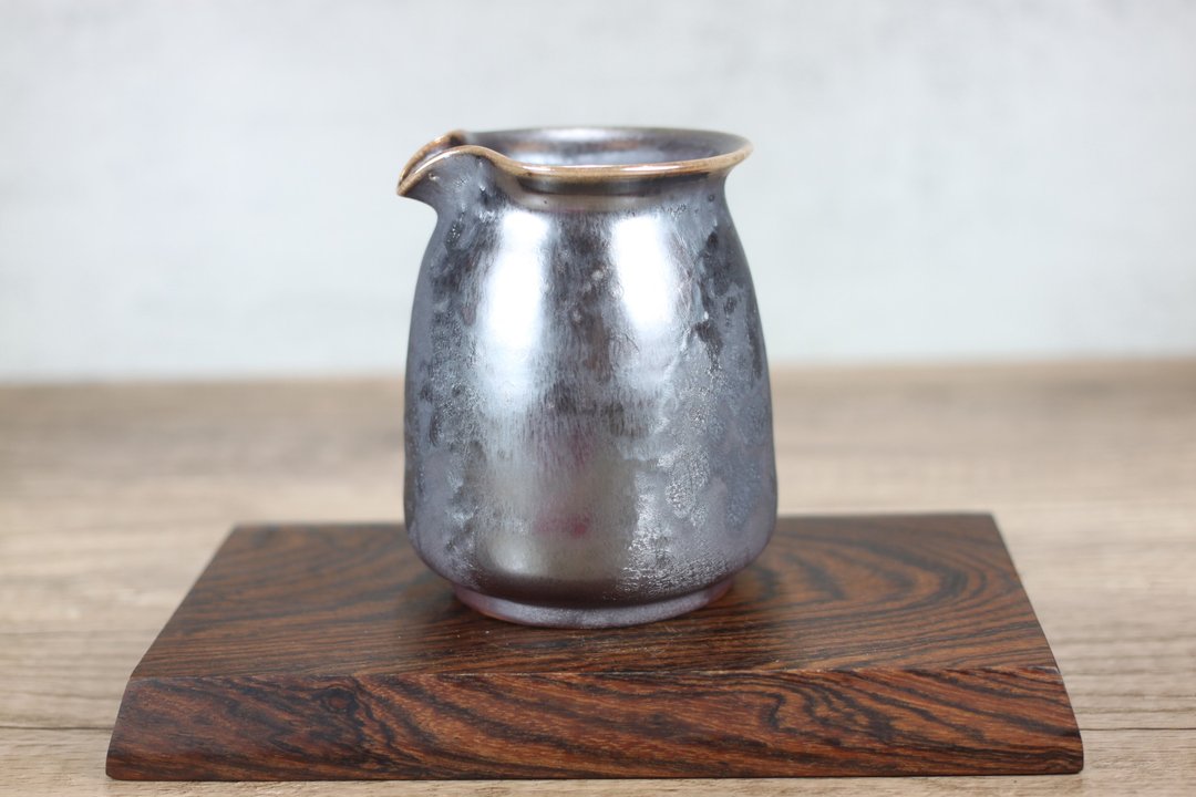【送礼好物】天然落灰 柴烧茶海 公道杯 名家叶敏祥手作 300ml - 茶具/茶杯 - 瓷 