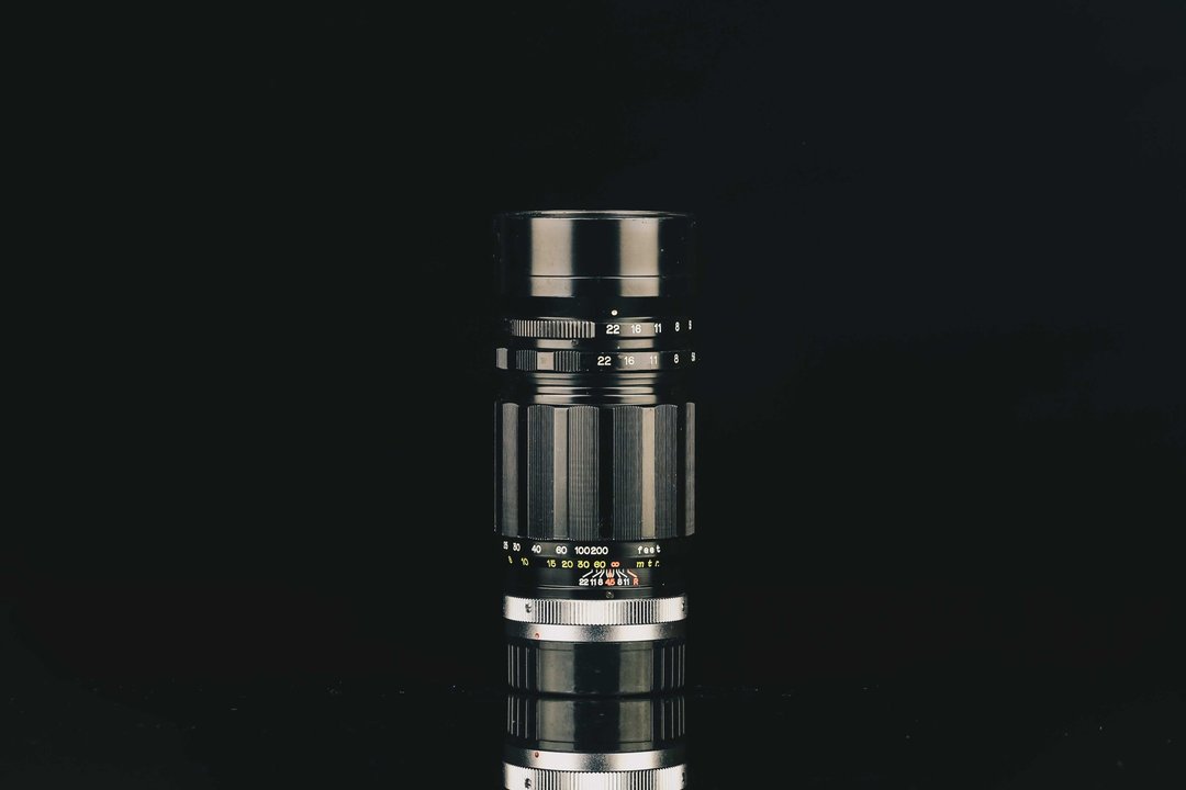 Sankyo KOHKI KOMURA 200mm F4.5 For MINOLTA SR #1199 - 相机 - 其他金属 黑色
