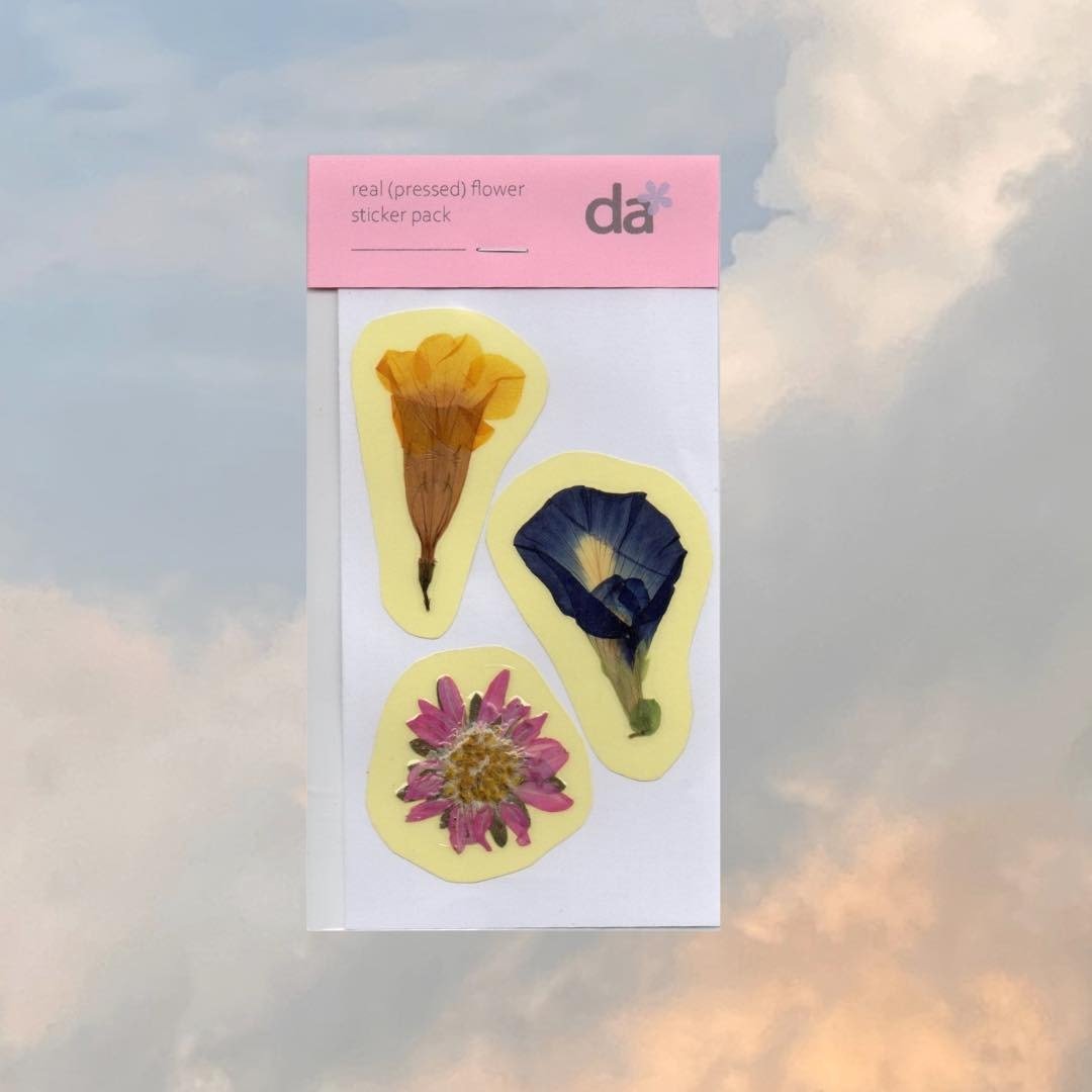 干燥花贴纸 单朵花随机款 - 贴纸 - 塑料 多色