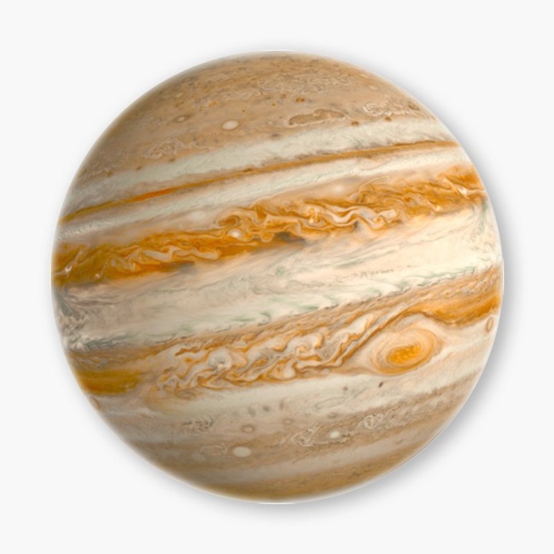 Snupped Ceramic Coaster - 太阳系系列 - 陶瓷杯垫 - Jupiter 木星 - 杯垫 - 防水材质 