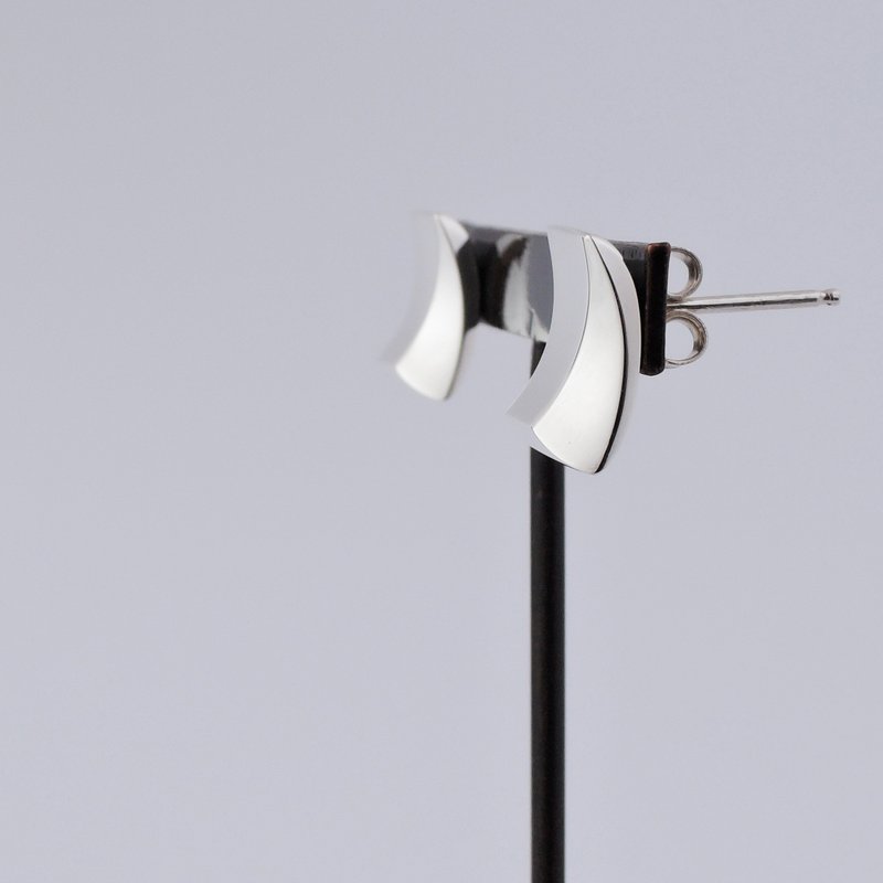 reversi earrings = silver 925 earrings = - 耳环/耳夹 - 其他金属 银色