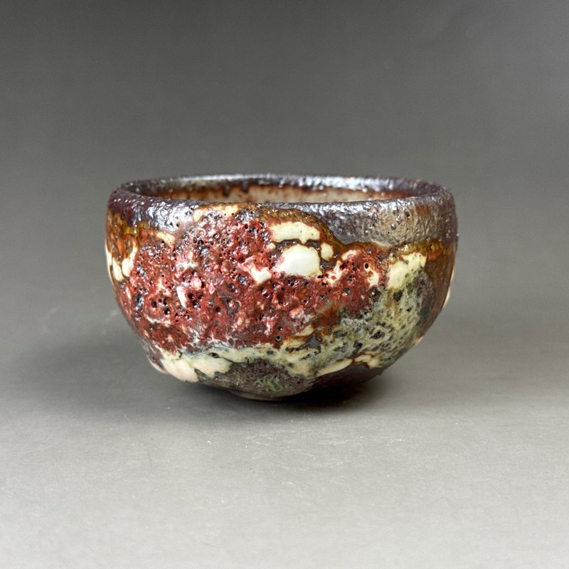 台湾 烈烧 志野釉茶杯 肆 - 茶具/茶杯 - 陶 咖啡色