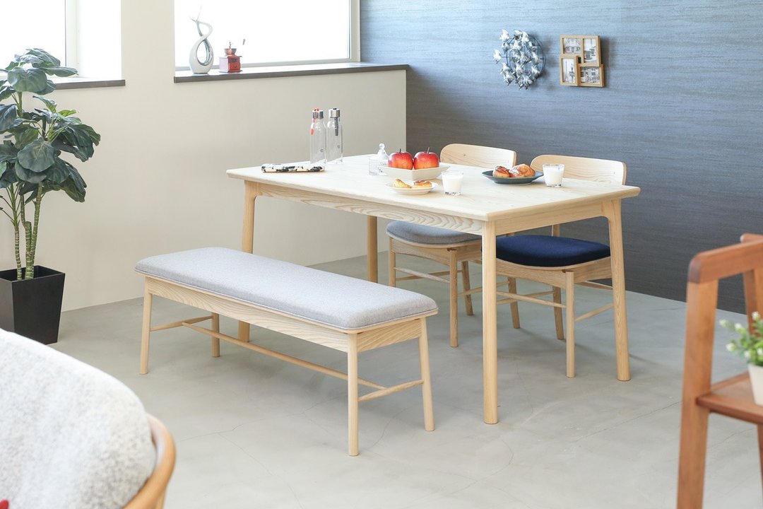 旭川家具 树工房 Hygge 餐桌 - 餐桌/书桌 - 木头 咖啡色