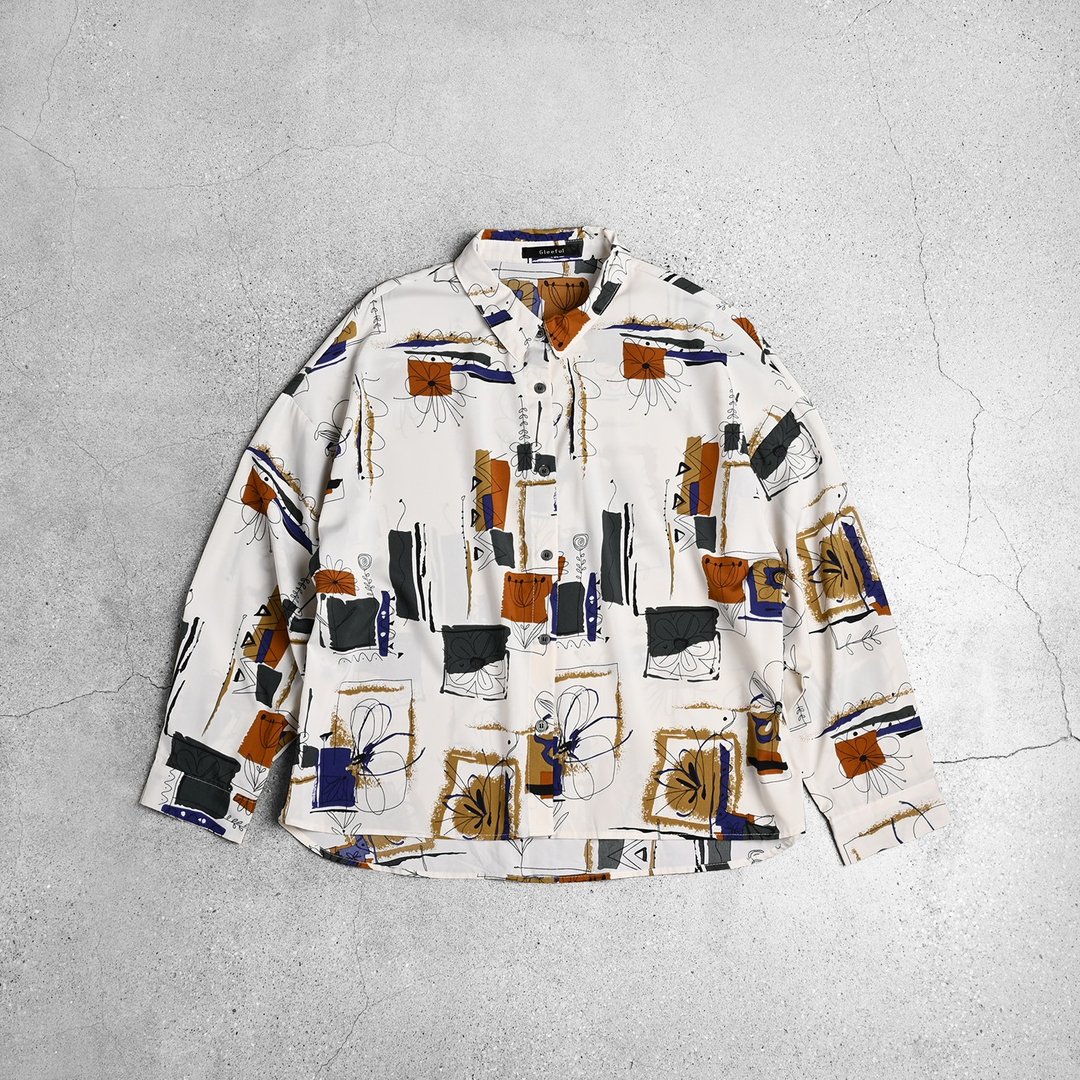 Vintage Shirt 古着衬衫 / Vintage 古着 - 女装上衣 - 其他材质 白色