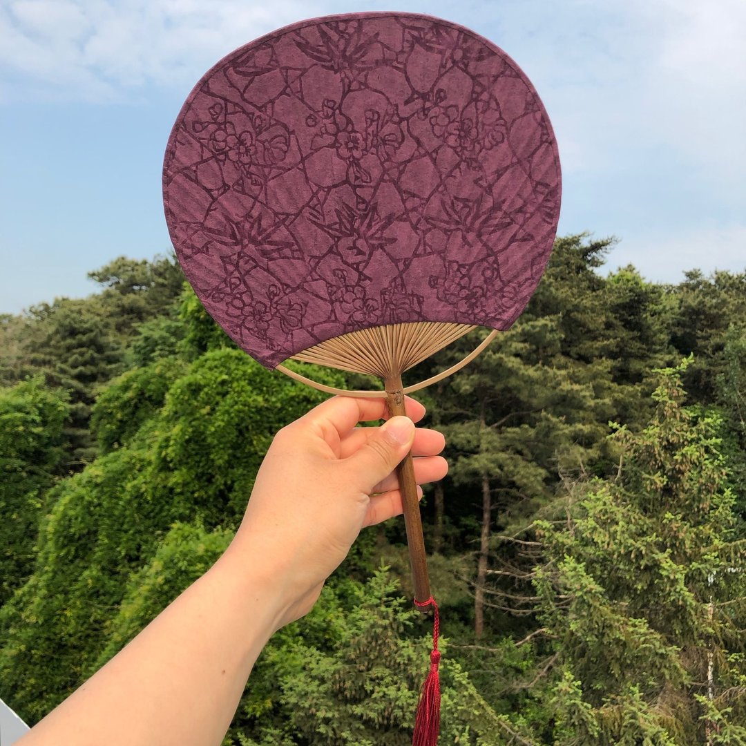SUINPAPER 水仁花纸 手工扇子_紫色 - 其他家具 - 纸 紫色