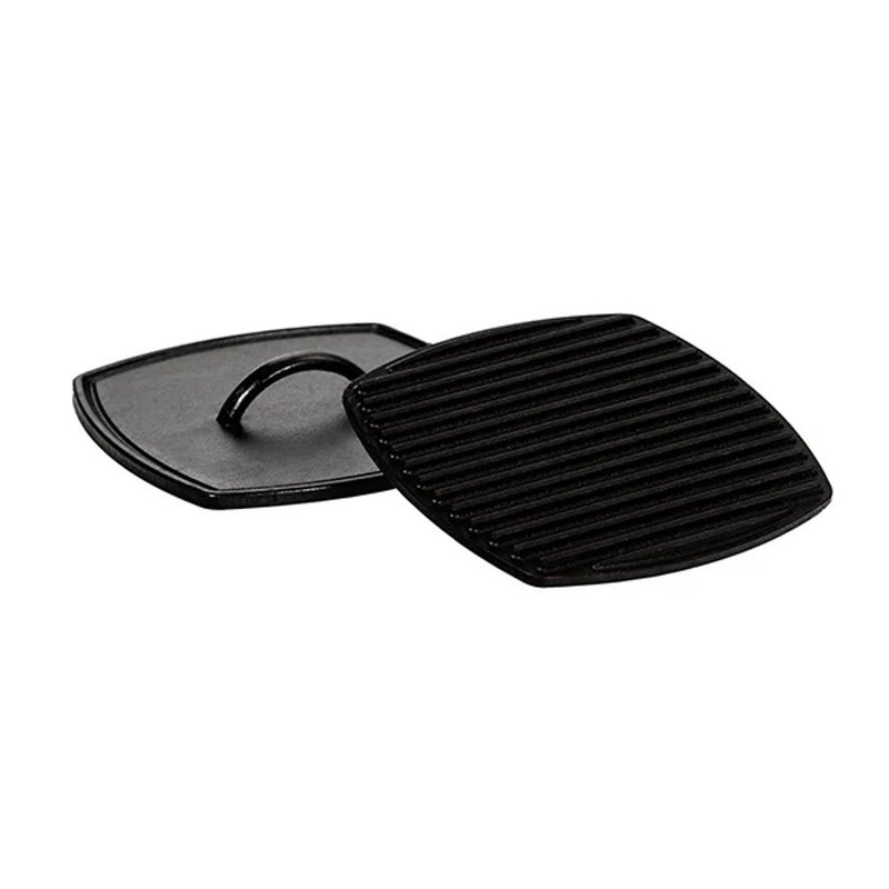 美国LODGE 美国制方形烙烤纹铸铁压肉板 LPP3 - 其他 - 其他金属 黑色