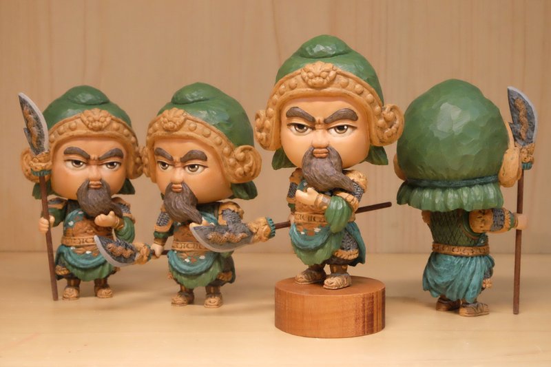 忠义的迦蓝 (想作室原型设计作品) - 玩偶/公仔 - 树脂 绿色