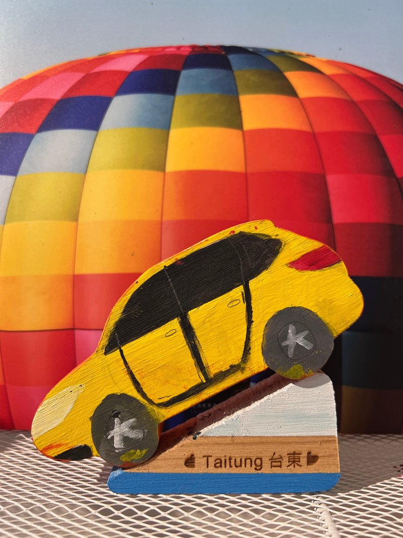 休旅车-彩绘积木DIY材料包 - 插画/绘画/写字 - 木头 咖啡色