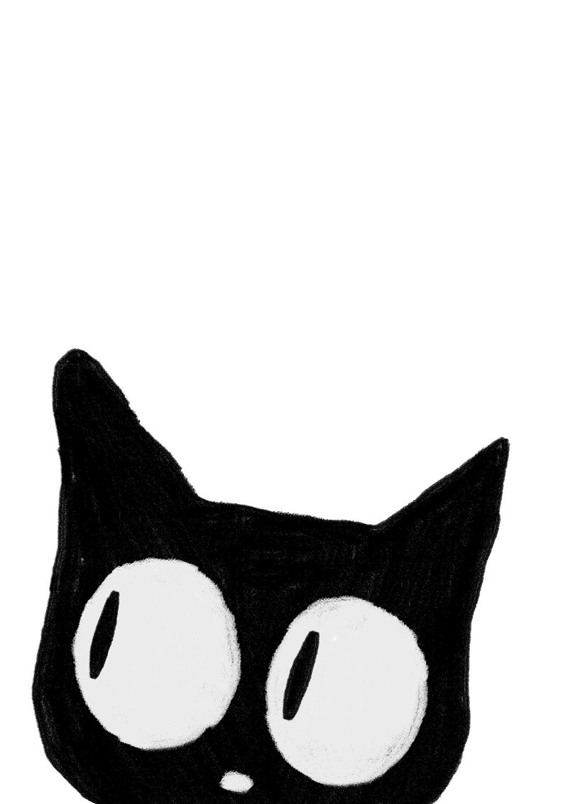 澳洲Suki McMaster 插画原作 － 哈啰黑猫 - 墙贴/壁贴 - 纸 多色