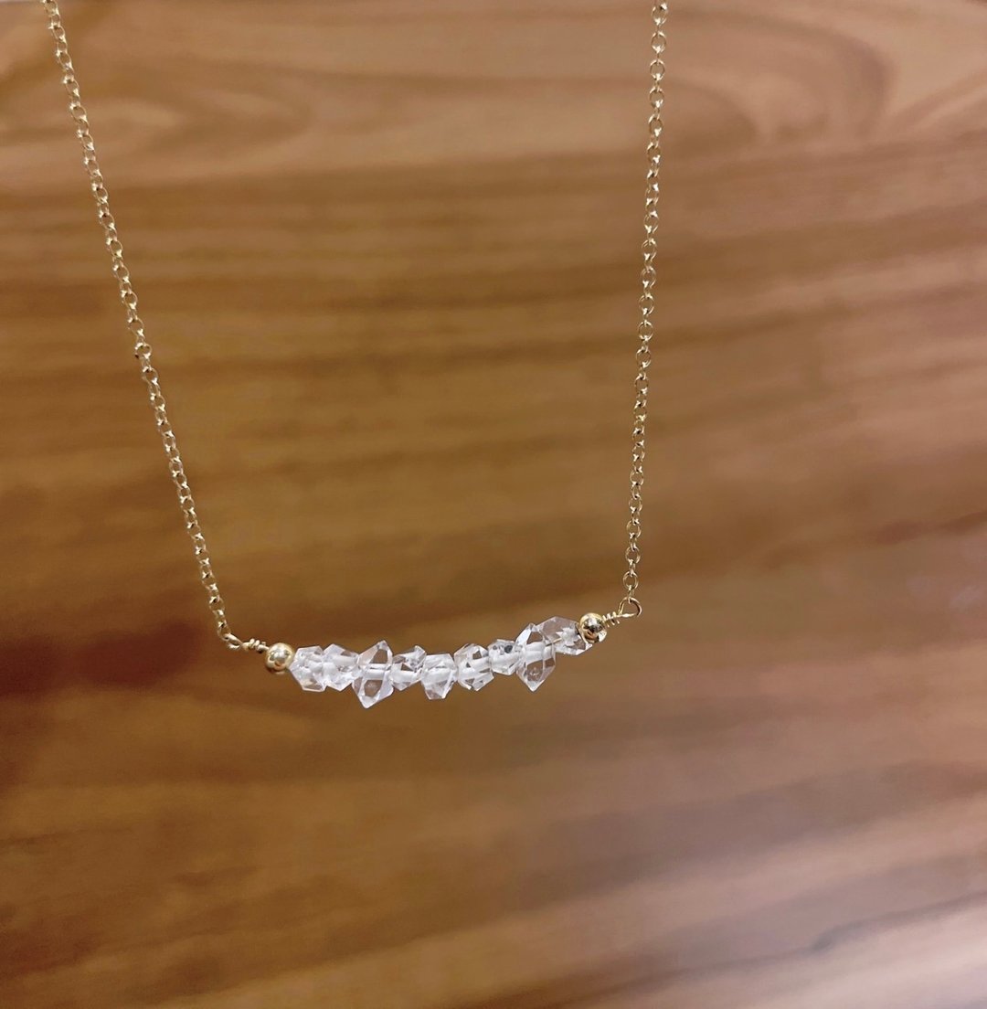最佳治愈水晶/赫基蒙闪灵钻14K美国进口14kgf注金项链/可碰水 - 手链/手环 - 其他金属 