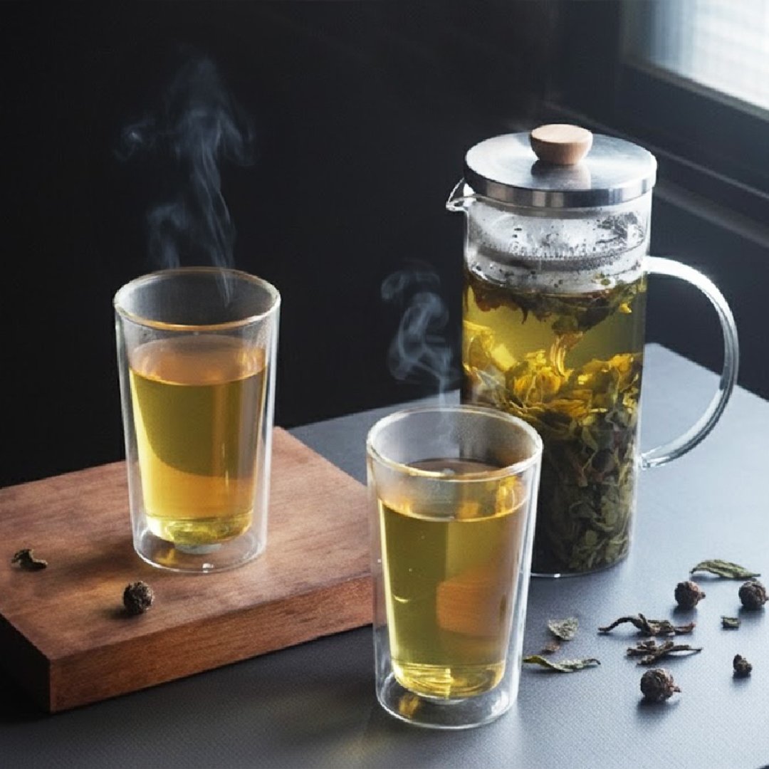 高 CP 值茶壶茶杯、适用各式茶饮丨 Driver 分享冷热两用泡茶壶组 - 茶具/茶杯 - 玻璃 红色